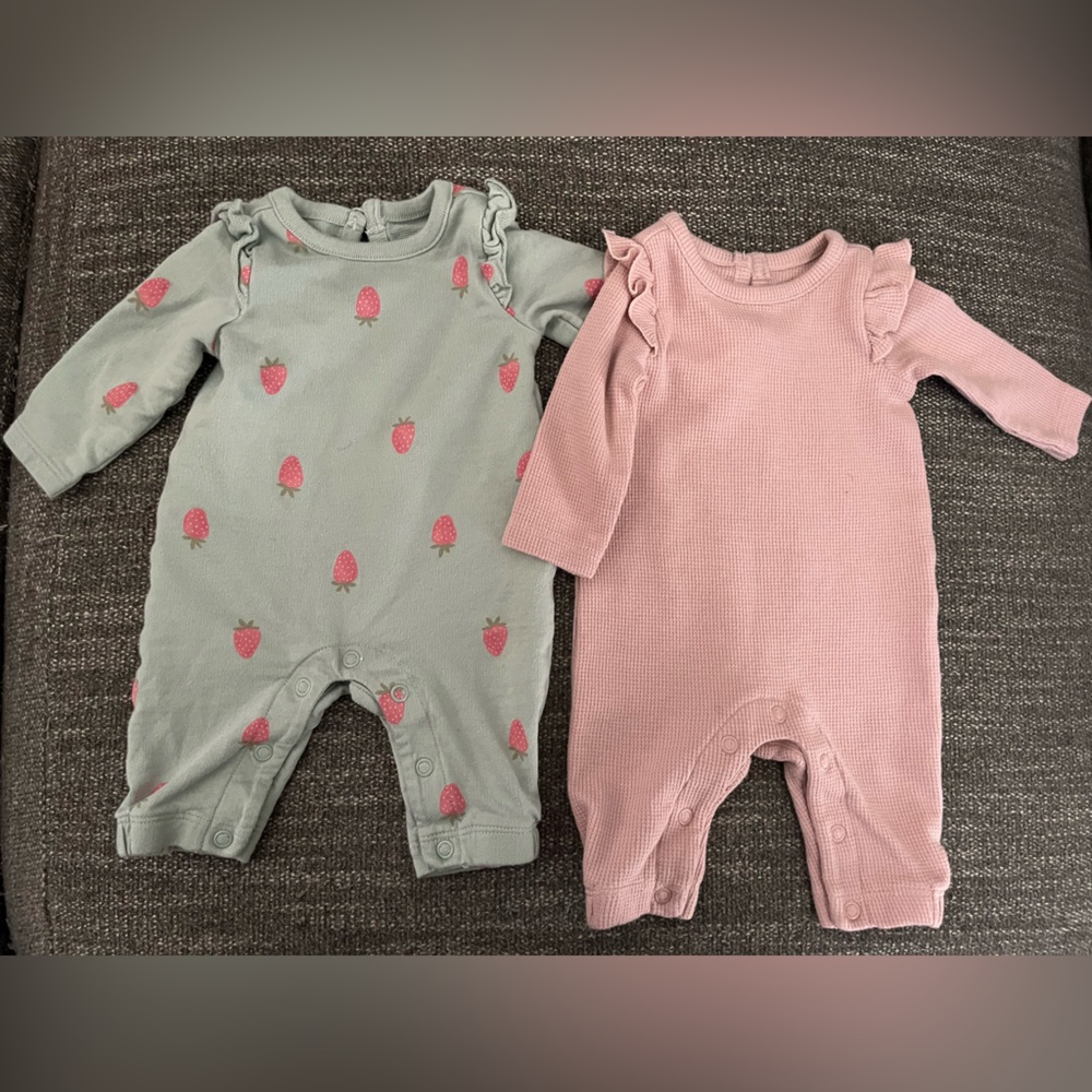Baby girl romper bundle